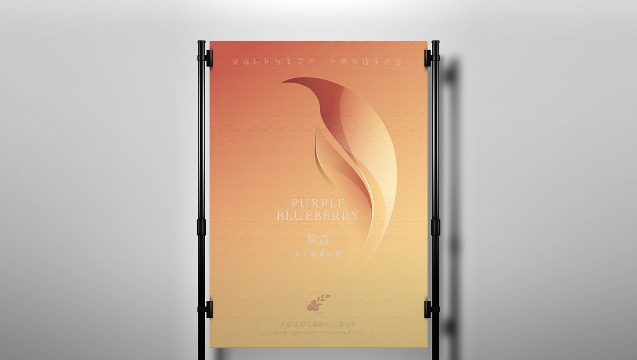 藍莓酒品牌形象、包裝設計